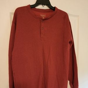 LL Bean mens Henley